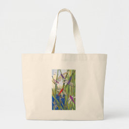 Dragonflies Summer Grote Tote Bag
