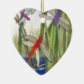 Dragonflies Summer Keramisch Ornament (Rechts)