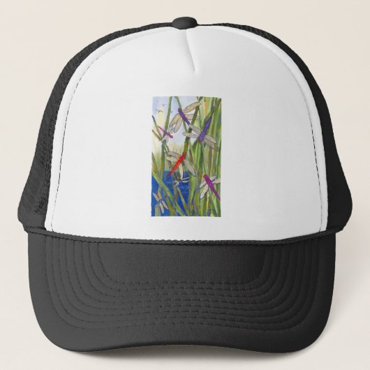Dragonflies Summer Trucker Pet (Voorkant)