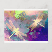 Dragonflies tekenen briefkaart (Voorkant)