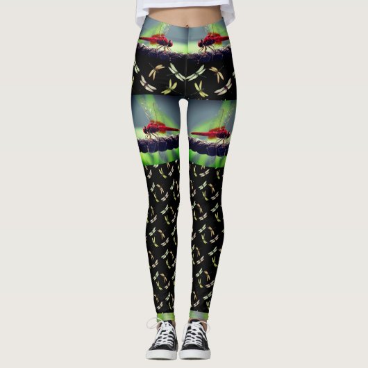 Dragonflies vangen - voorzichtig leggings (Voorkant)