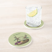 Dragonflies Vloermand Drink Onderzetter (Zijkant)