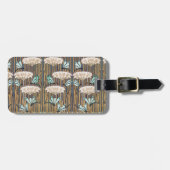 Dragonflies Water Lelies Marsh Art Nouveau Bagagelabel (Voorkant horizontaal)