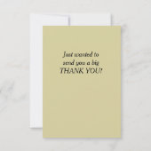 Dragonflies Water Lelies Marsh Art Nouveau Bedankkaart (Achterkant)