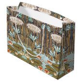 Dragonflies Water Lelies Marsh Art Nouveau Groot Cadeauzakje (Achterkant Gekanteld)