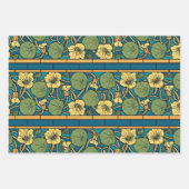 Dragonflies Water Lelies Marsh Art Nouveau Inpakpapier Vel (Voorkant 2)