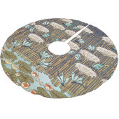 Dragonflies Water Lelies Marsh Art Nouveau Kerstboom Rok (Gekanteld)