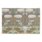 Dragonflies Water Lelies Marsh Art Nouveau Kussensloop (Achterkant-Links)