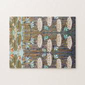 Dragonflies Water Lelies Marsh Art Nouveau Legpuzzel (Horizontaal)