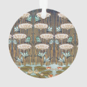 Dragonflies Water Lelies Marsh Art Nouveau Ornament (achterkant)