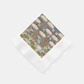 Dragonflies Water Lelies Marsh Art Nouveau Servet (Hoek)