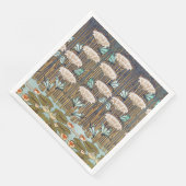 Dragonflies Water Lelies Marsh Art Nouveau Servet (Hoek)