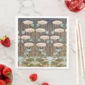 Dragonflies Water Lelies Marsh Art Nouveau Servet (Insitu)