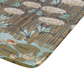 Dragonflies Water Lelies Marsh Art Nouveau Snijplank (Hoek)