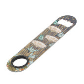 Dragonflies Water Lelies Marsh Art Nouveau Speed Flessenopener (Voorkant Gekanteld)