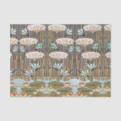 Dragonflies Water Lelies Marsh Art Nouveau Tissuepapier (Voorkant)
