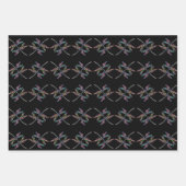 Dragonflies Wrapping Paper Flat Sheet Set van 3 (Voorkant 2)