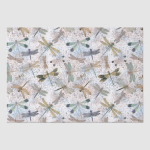 dragonflissen faux glitter Pattern Tissuepapier