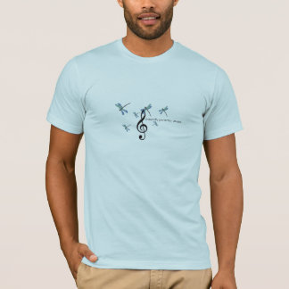 dragonfly1, treble_cleff, dragonfly1, libellen... t-shirt