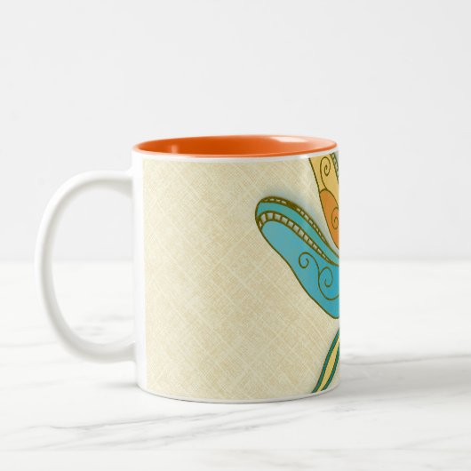 Dragonfly 11 oz Mok met twee tonen (Links)