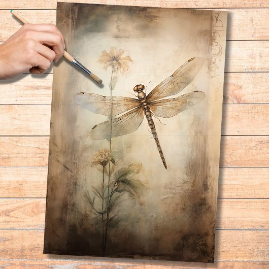 Dragonfly 1 Decoupage Papier