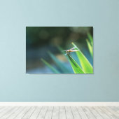 Dragonfly 2 canvas afdruk (Insitu (Houten vloer))