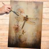 Dragonfly 2 Decoupage Papier