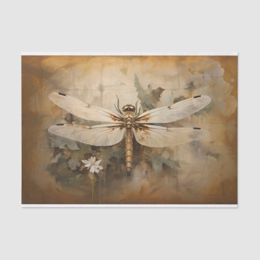 Dragonfly 4 Decoupage Papier (Voorkant)
