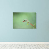 Dragonfly 5 canvas afdruk (Insitu (Houten vloer))