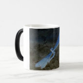 Dragonfly aan kant magische mok (Voorkant links)