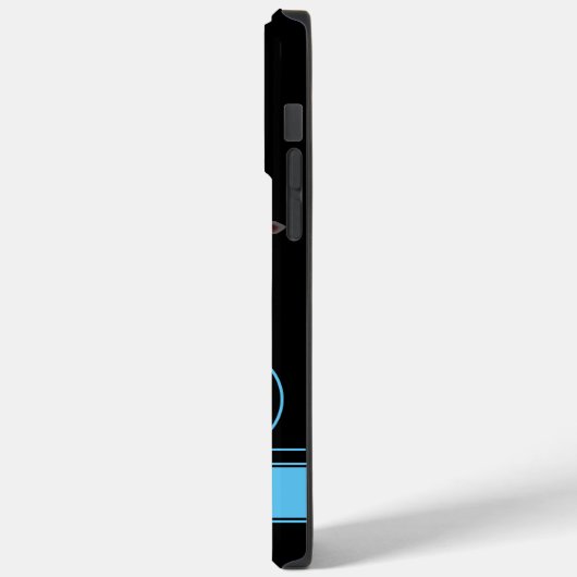 Dragonfly aangepast (blauw) Case-Mate iPhone case (Achterkant / Links)