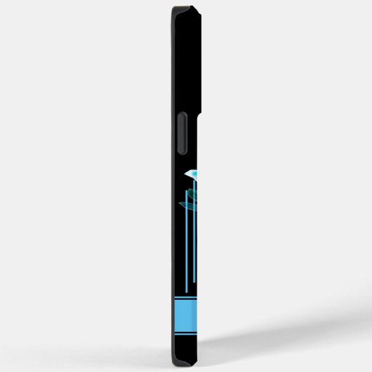 Dragonfly aangepast (blauw) Case-Mate iPhone case (Achterkant / Rechts)