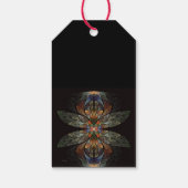 Dragonfly Abstract Cadeaulabel (Achterkant)
