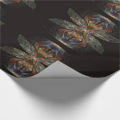 Dragonfly Abstract Cadeaupapier (Hoek)