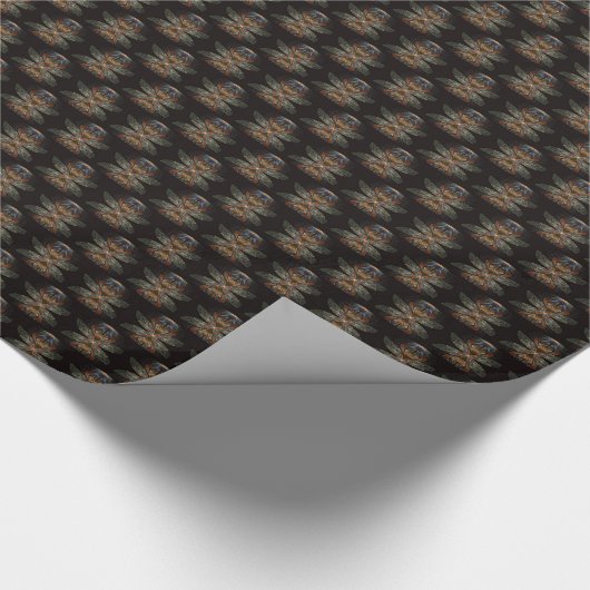 Dragonfly Abstract Cadeaupapier (Hoek)