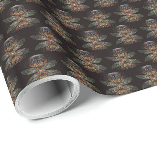 Dragonfly Abstract Cadeaupapier (Rol Hoek)