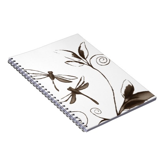 Dragonfly Abstract Notitieboek (Rechterzijde)