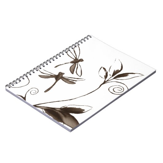 Dragonfly Abstract Notitieboek (Linkerzijde)