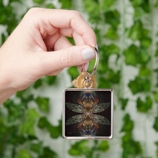 Dragonfly Abstract Sleutelhanger (Hand)