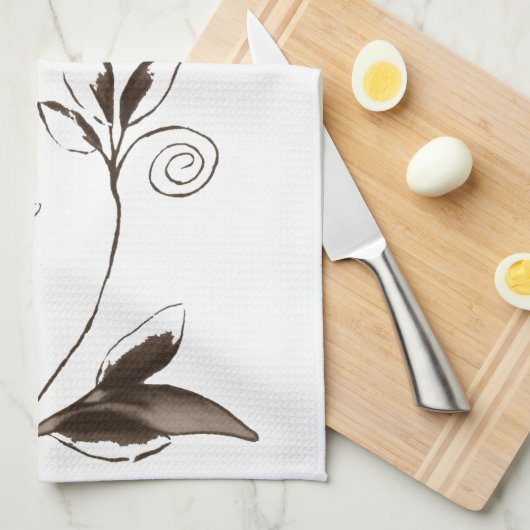 Dragonfly Abstract Theedoek (Quarter Fold)