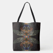 Dragonfly Abstract Tote Bag (Achterkant)