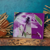 Dragonfly Abstracte kunst Fotoplaat (Zijkant)