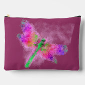Dragonfly Abstracte kunst roze Etui (Voorkant)