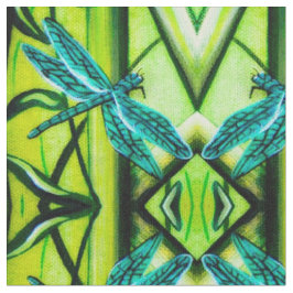 Dragonfly Abstracte verbinding Stof