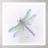 DRAGONFLY-afdruk (11 x 11 inch) Poster (Voorkant)