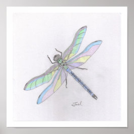 DRAGONFLY-afdruk (11 x 11 inch) Poster