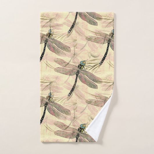dragonfly afdrukken bad handdoek (Handdoek)