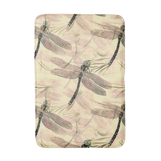  dragonfly afdrukken badmat (Voorkant Verticaal)