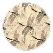 dragonfly afdrukken keramische knop (Voorkant)