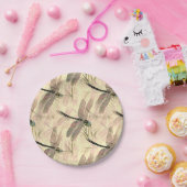 dragonfly afdrukken papieren bordje (Feest)